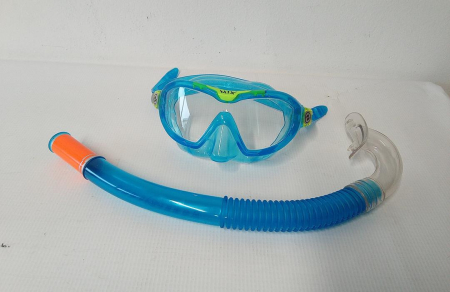 Set de scufundari pentru copii Aqualung, ochelari + tub snorkeling, albastru [1]