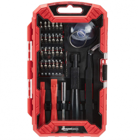 Set de șurubelnițe pentru reparații electronice Amazon Basics, set de 32 de bucăți [4]
