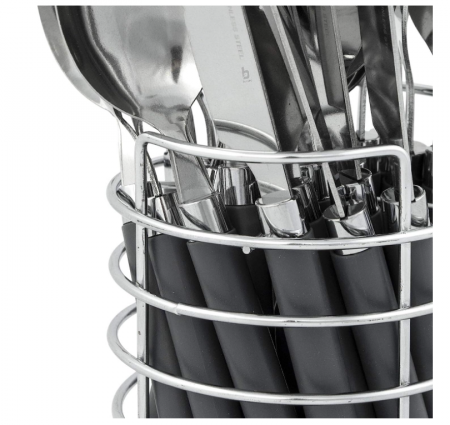 Set de tacâmuri din oțel inoxidabil Bo-Camp, 24 de piese, 6 persoane [2]