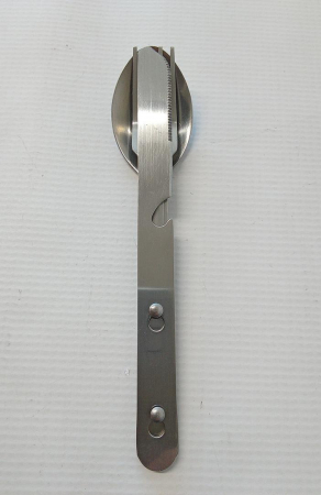 Set de tacâmuri din oțel inoxidabil CAO, 3 piese, pentru camping [3]