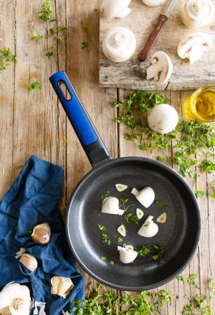 Set de tigăi BRA, aluminiu și bachelit, negru, 18 cm, pachet de 3 [3]