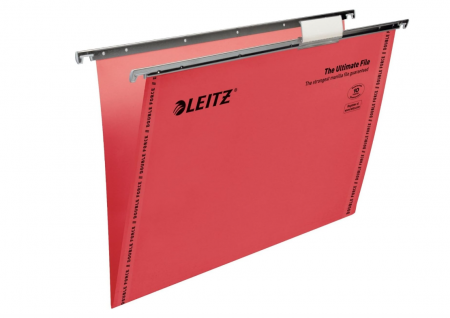 Set Dosare carton Leitz Ultimate 1744, roșu, pachet de 47 [0]