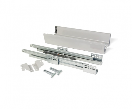 Mobila Living & Dining - Set glisiere sertar de baie sau bucatarie Emuca cu inchidere soft