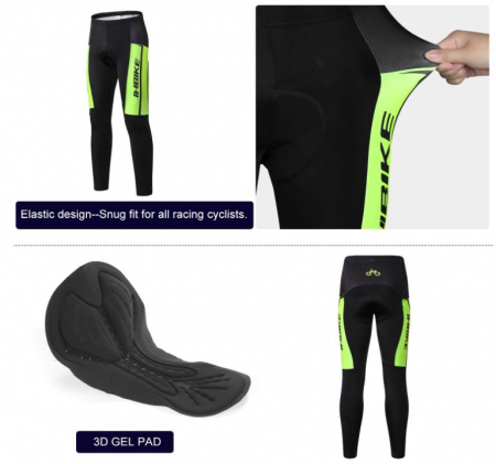 Set jacheta si pantaloni pentru ciclism INBIKE pentru barbati, L [6]