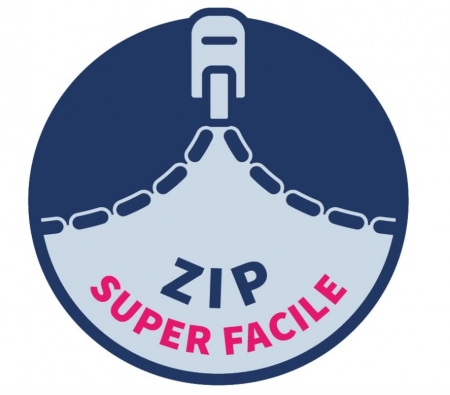 Set lenjerie de pat pentru copii Bleu Câlin Caradou din bumbac cu pilota, 4 piese, 95 x 140 cm [5]