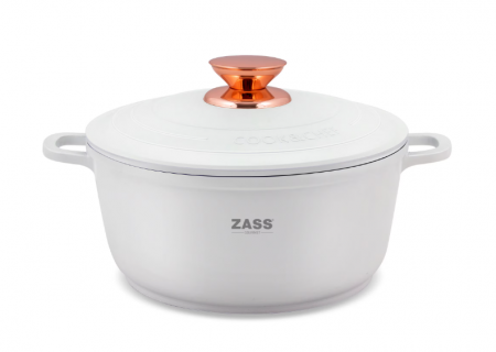 Set oale de inalta calitate din aluminiu 11 piese Zass Gourmet Berlin ZG-ACS 01, Alb [1]