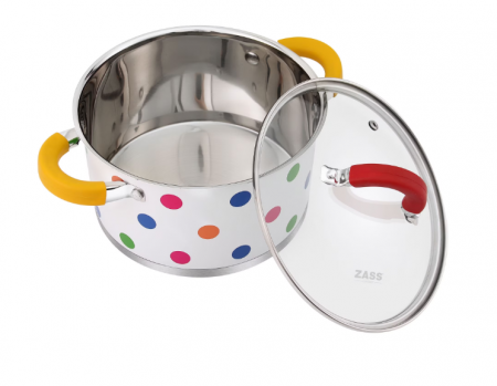 Set oale inox cu capac 10 piese Zass Gourmet ZG-SCS 02, Multicolor [3]