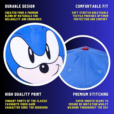 Set palarie si ochelari de soare pentru copii Sonic The Hedgehog, 53 [6]