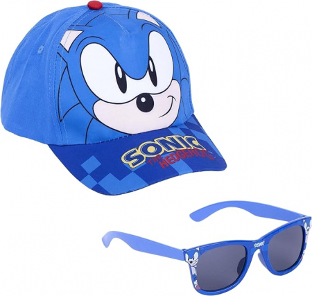 Set palarie si ochelari de soare pentru copii Sonic The Hedgehog, 53 [0]