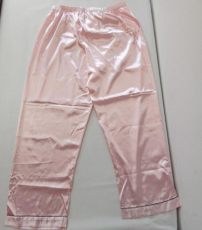 Set pijamale din satin pentru femei SWOMOG, scurte/lungi, 7 piese, rosu, XL [7]