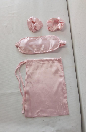 Set pijamale din satin pentru femei SWOMOG, scurte/lungi, 7 piese, rosu, XL [4]