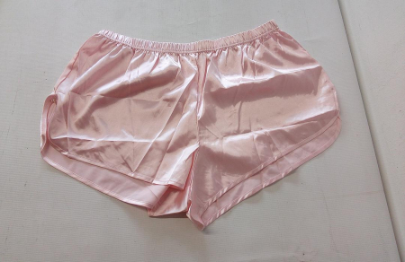 Set pijamale din satin pentru femei SWOMOG, scurte/lungi, 7 piese, rosu, XL [6]