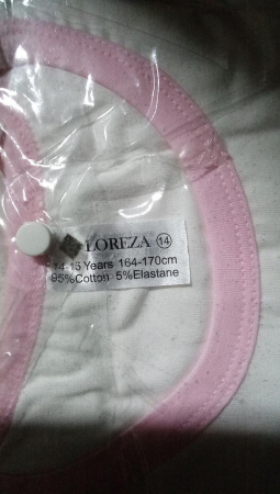 Set pijamale cu mânecă lungă LOREZA pentru fete din bumbac din două piese [3]