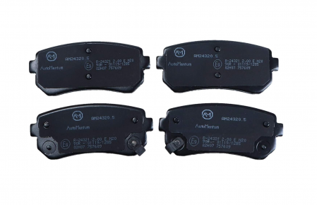 Auto Moto - Set plăcuțe de frână AutoMentum AM24320.5, set de 4 pentru KIA PICANTO (TA) 2011- Axa spate și alte vehicule