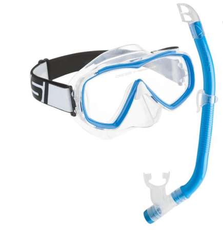 Sporturi acvatice - Set scufundari pentru copii Cressi Estrella Jr, masca + tub snorkeling