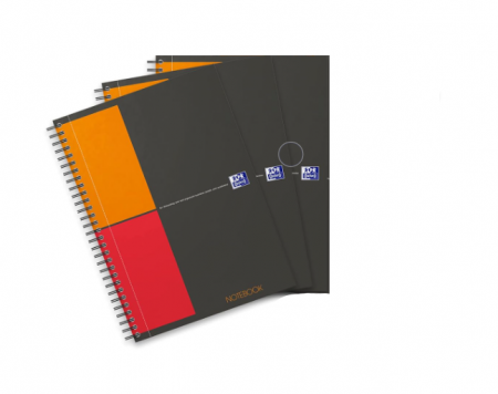 Hartie si produse din hartie - Set x3 Caiete de matematica cu spirală Oxford International, B5