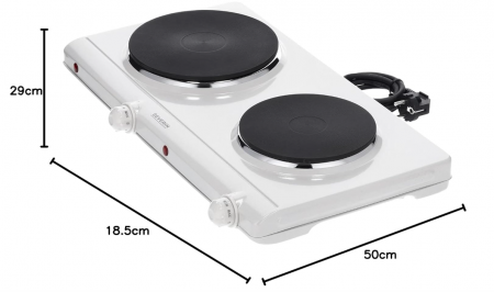 Severin S71042 Plita dublă, 2500 W, DK 1042, oțel inoxidabil [6]