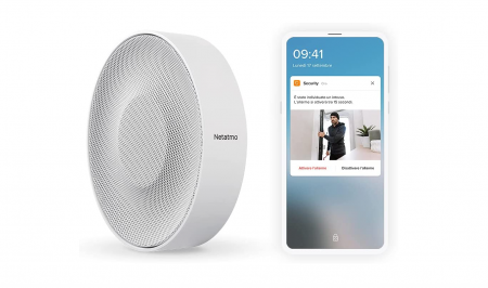 Retelistica & Supraveghere - Sirena inteligentă de interior Netatmo NIS01-IT, fără fir, Wi-Fi, 110 dB