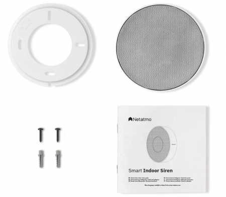 Sirena inteligentă de interior Netatmo NIS01-IT, fără fir, Wi-Fi, 110 dB [5]