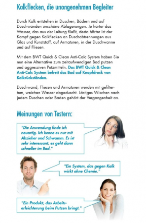 Sistem de filtrare anticalcar BWT Quick & Clean cu 1 cartuș filtrant, Filtru de duș [4]