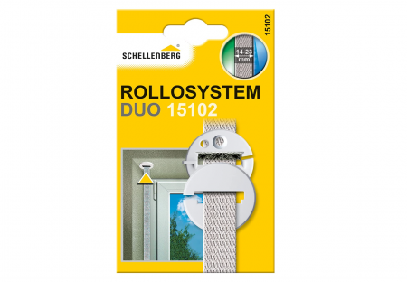 Textile si covoare - Sistem de poziționare pentru curea rulou Duo Schellenberg cu sistem de etanșare antivant Mini/Maxi 15102