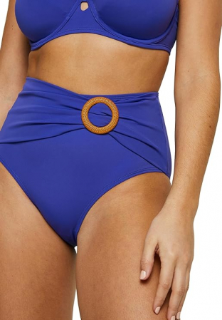 Slip de baie cu talie inalta pentru femei Sans Complexe, Bikini albastru, 40/42 [6]