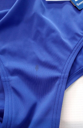 Slip de baie cu talie inalta pentru femei Sans Complexe, Bikini albastru, 40/42 [1]