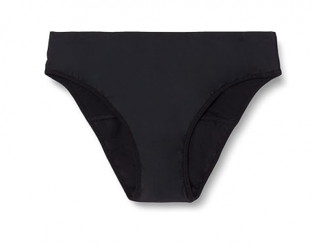 Slip de baie menstrual pentru fete Haute Pression IBIS CO1, Bikini negru, 12 ani [0]