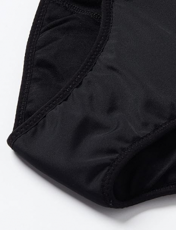 Slip de baie menstrual pentru fete Haute Pression IBIS CO1, Bikini negru, 12 ani [1]