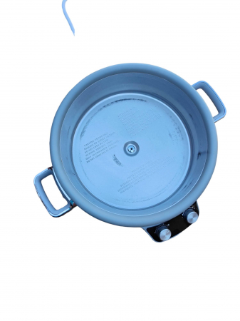 Slow cooker Crockpot, digital, vas compatibil cu foc și inducție, 6L, Oțel inoxidabil, alb [CSC027X] [2]