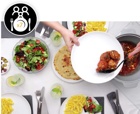 Slow cooker Crockpot, digital, vas compatibil cu foc și inducție, 6L, Oțel inoxidabil, alb [CSC027X] [5]