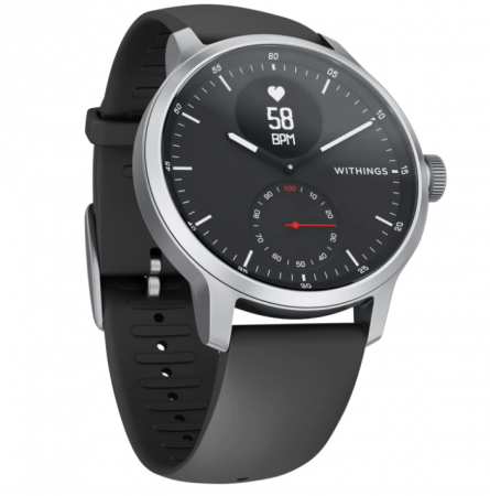 Laptop, Tablete & Telefoane - Smartwatch barbatesc Withings ScanWatch cu ECG, monitor de ritm cardiac și oximetru