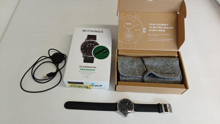 Smartwatch barbatesc Withings ScanWatch cu ECG, monitor de ritm cardiac și oximetru [3]