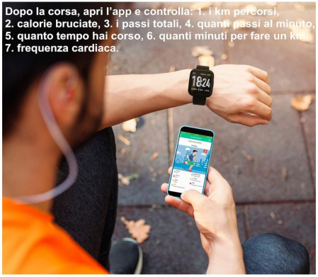 Smartwatch Tesmed Fit 2.0, 1.4 inch, impermeabil, negru [10]