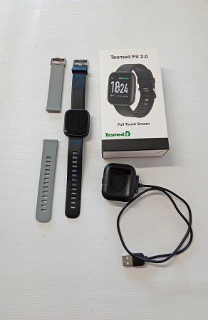 Smartwatch Tesmed Fit 2.0, 1.4 inch, impermeabil, negru [1]