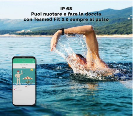Smartwatch Tesmed Fit 2.0, 1.4 inch, impermeabil, negru [12]