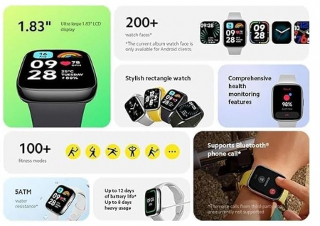 Smartwatch Xiaomi Redmi Watch 3 Active [9]