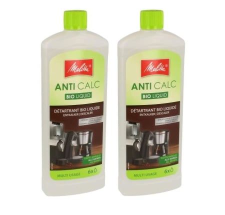 TOATE PRODUSELE - Set 2 solutii BIO anticalcar pentru espressor automat Melitta 6779372, 2 x 250 ml