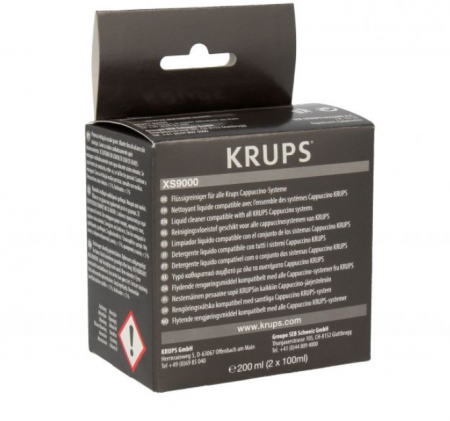 Solutie de curatat sistemul Cappuccino GROUPE SEB XS900010 pentru espressor Krups, 2 x 100 ml [2]