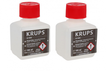Electrocasnice pentru Bucatarie - Solutie de curatat sistemul Cappuccino GROUPE SEB XS900010 pentru espressor Krups, 2 x 100 ml