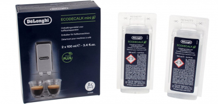 Solutie lichida anticalcar pentru espressor DELONGHI AS00006556, DLSC200 Ecodecalk, 2 x 100 ml [0]