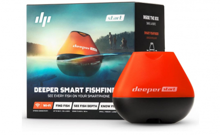 Sonar pescuit Deeper Start Smart Fish Finder, cu aplicație [0]