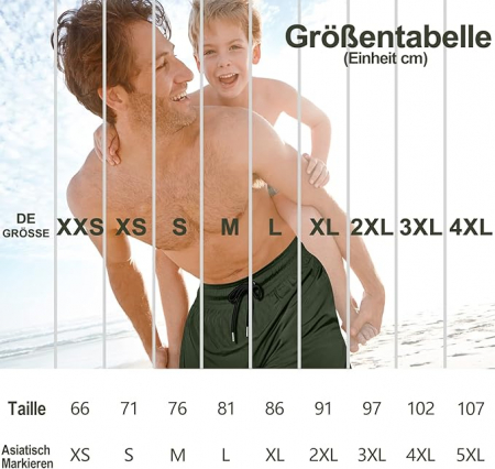 Șort de baie compresiv 2 în 1 pentru bărbați Ineepor, verde, M [4]