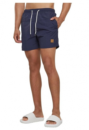 Fashion - Șort de baie pentru bărbați Urban Classics Block, bleumarin, L