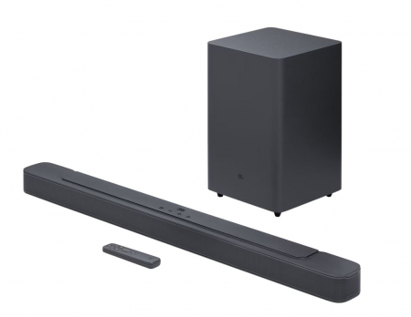 Soundbar JBL Bar 2.1 Deep Bass (MK2), 2.1, 200W, Subwoofer Wireless, negru [12]