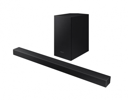 Soundbar SAMSUNG HW-T450, 2.1, 200W, Bluetooth, Subwoofer Wireless, negru [0]