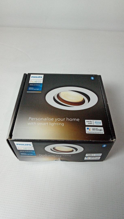 Spot LED încastrat Philips Hue White Ambiance Milliskin, 250 lm, rotund, alb [2]