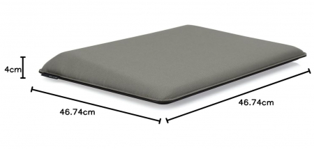 Stand laptop Belkin CushDesk F8N143, 18.4 inch (46 cm),Negru/Gri [6]