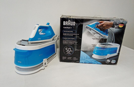 Statie de calcat Braun CareStyle 1 IS1012BL, 2200W, 5.5 bari, 340g/min [1]