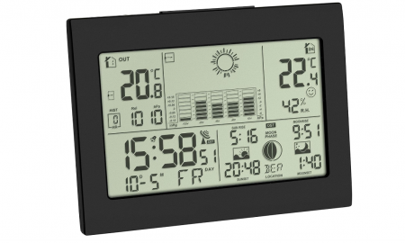 Telescoape & Optica - Stație meteo fără fir cu senzor exterior TFA Dostmann Horizon 35.1155.01